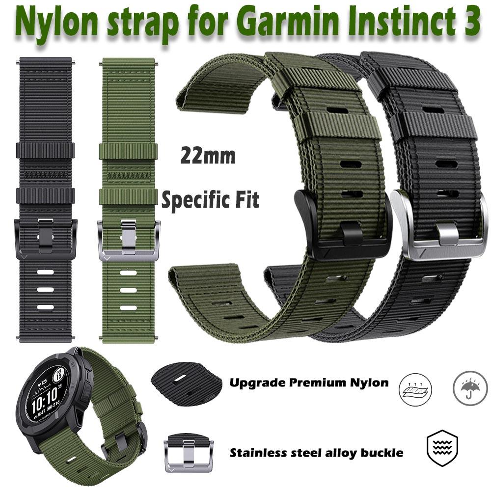 Наручный ремешок для Garmin Instinct 3 45 мм Нейлоновый спортивный уличный ремешок для Garmin Instinct 3 2 Solar Тактический приливной киберспортивный ремешок