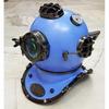 Синий черный Scuba Morse Boston Brass Diving Водолазный шлем ВМС США с прочной деревянной подставкой