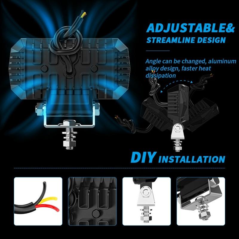 Off-road Driving Aluminum Shell LED Work Light Off-Road Light 30W LED Power IP67 Waterproof Aluminum Housing DC 9-80V
