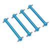 4pcs RC Metal Dog Bone Drive Shaft Front and Rear Universal Dog Bone for Tamiya TT02B 1 10 RC Car Upgrade PartsBlue