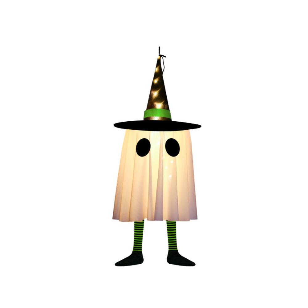 Flashing LED Specter Luminous Specter Ceiling Hanging Halloween Hanging Ornament  Porch