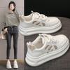 Platform White Shoes Bread New Spring and Autumn Versatile Niche Shoes Platform Leisure Black and White Board Shoes