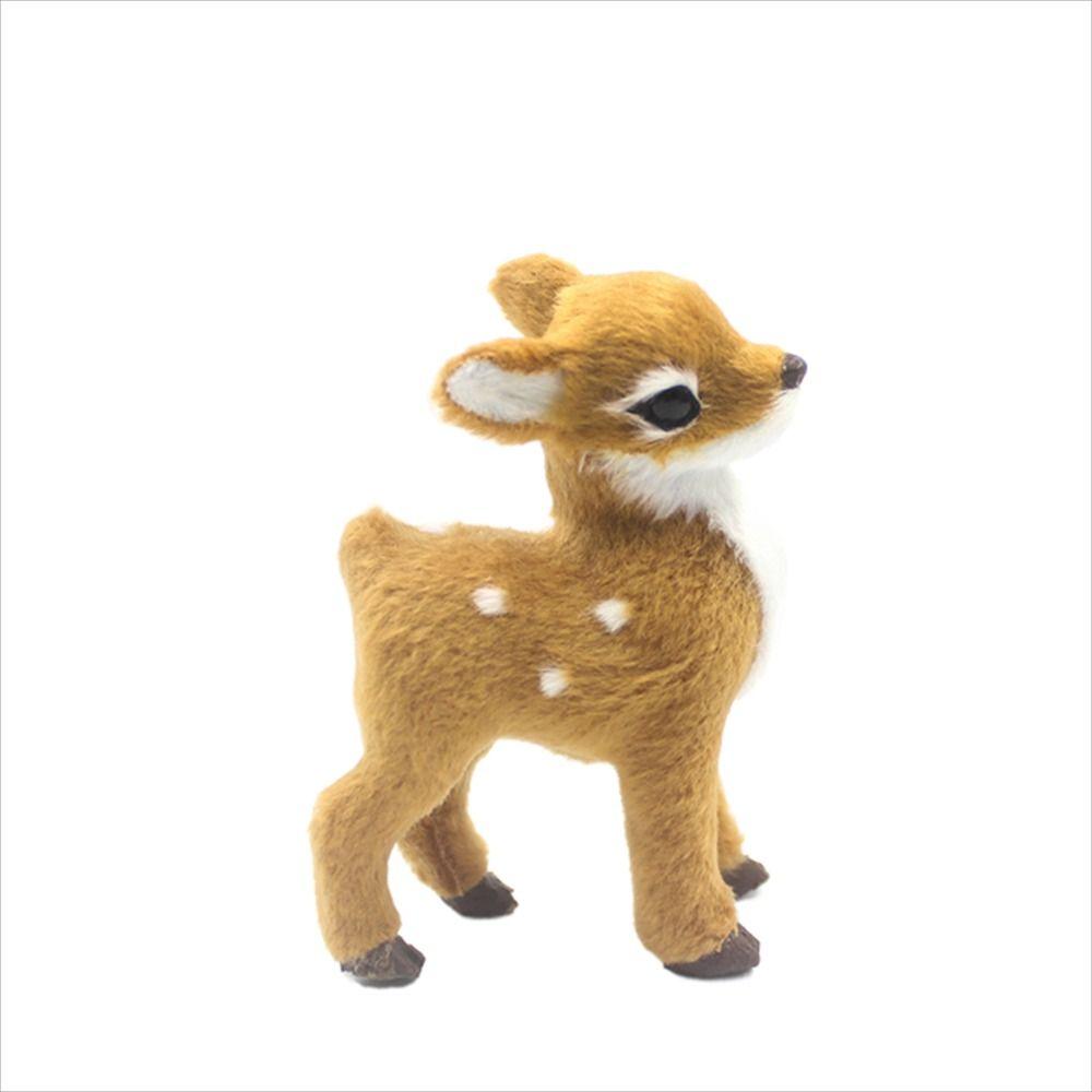 Garden Miniatures Artificial Deer Deer Ornaments Christmas Deer Animal Sika Deer Simulation Deer