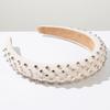 Rivet Detail Rivet Hair Hoop Wide Edge Sponge Headband Versatile Wide Edge Headband  for Women