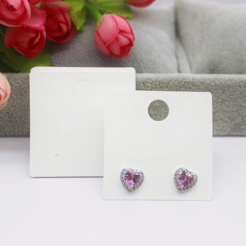 100pcs Multi Size Display Earring Cards, Earrings, Earring Packaging Label Cards