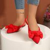 Fashion 2025 New Ladies Shoes Closed Toe Women's Sandals Fashion Daily Summer Plus Size Butterfly-knot Slingbacks Flat Sandals