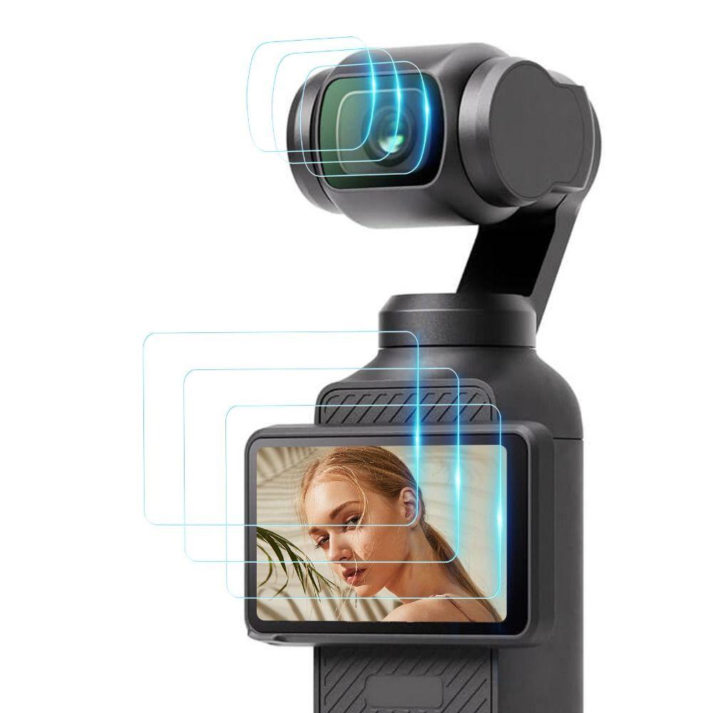 3/4 PCS Tempered Glass Lens Protective Glass Film Protective Films for DJI OSMO Pocket 3