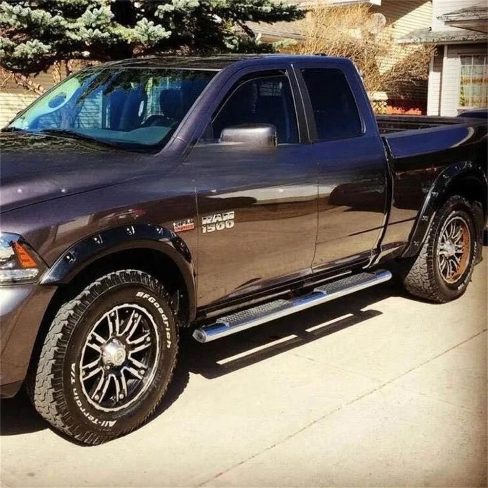 4X4Rivet Bolt Fender Flares for DODGE RAM 1500 2009 2010 2011 2012 2013 2014 2015 2016 2017 Car Body Parts Wheel Arch Extensions