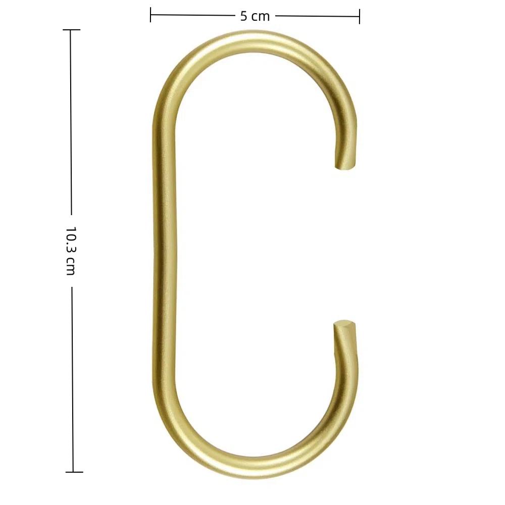 5pcs Hanging Clasp Holder Hooks Multifunction Drying Hooks New C Shape Hooks Closet Organizer