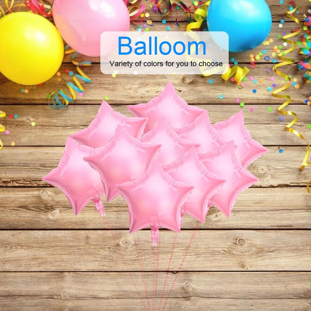 10pcs 10 Aluminum Foil Balloons Party Wedding Birthday Decor