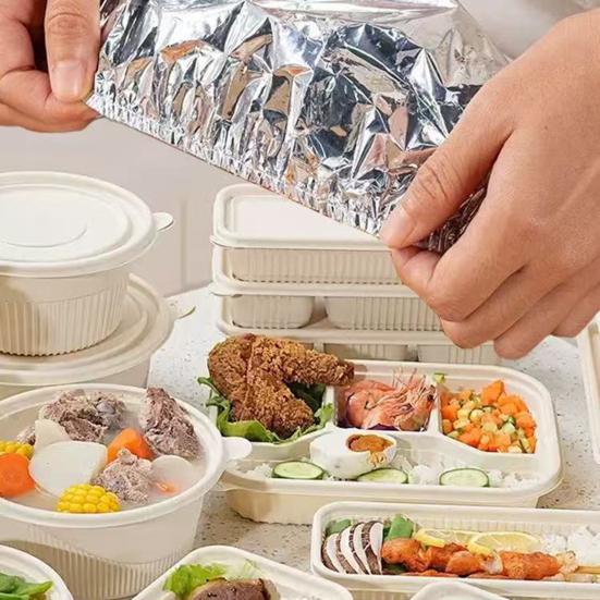 Алюминиевые крышки для еды с эластичным краем, сохраняющие тепло и свежесть, крышки для мисок, блюд, кастрюль, сковородок, многоразовая термообертка для дома