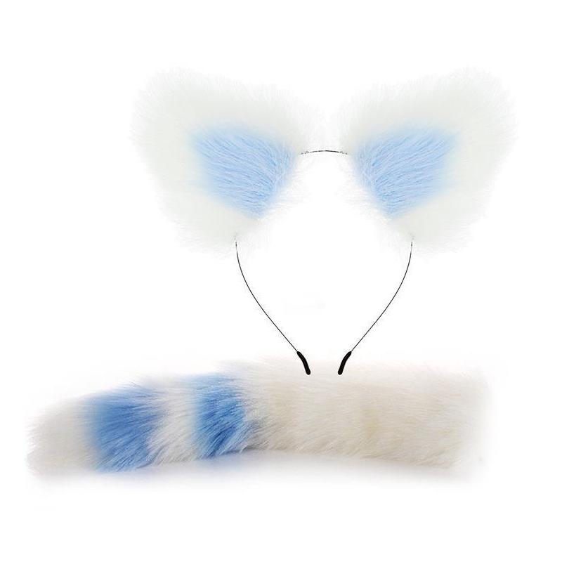 Женские обручи для волос, повязка на голову, лисьи хвосты, кошачьи ушки, косплей, сценическое представление, аниме, ролевые игры, мягкие