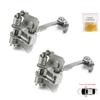 BDP756-1 2 Pieces Front Left AND Right Door Catch Hinge Brake Stop Check Strap Limiter for Renault Dacia Sandero Logan Duster MK2 804302559R