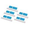 5 Set Privacy Screen Replacement, Adhesive Strips and Slide Mount Holder Tabs for Computer