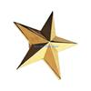 HX6F Decorative Star Badge Pin Metal Five Pointed Star Badge for Jackets and Backpacks Unisex Costume Decoration