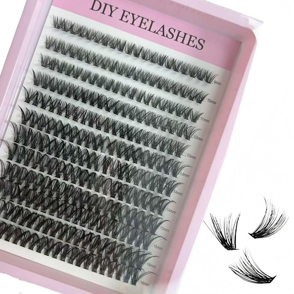 Enlarge Eyes False Eyelashes Segmented Individual Lashes for Beginners