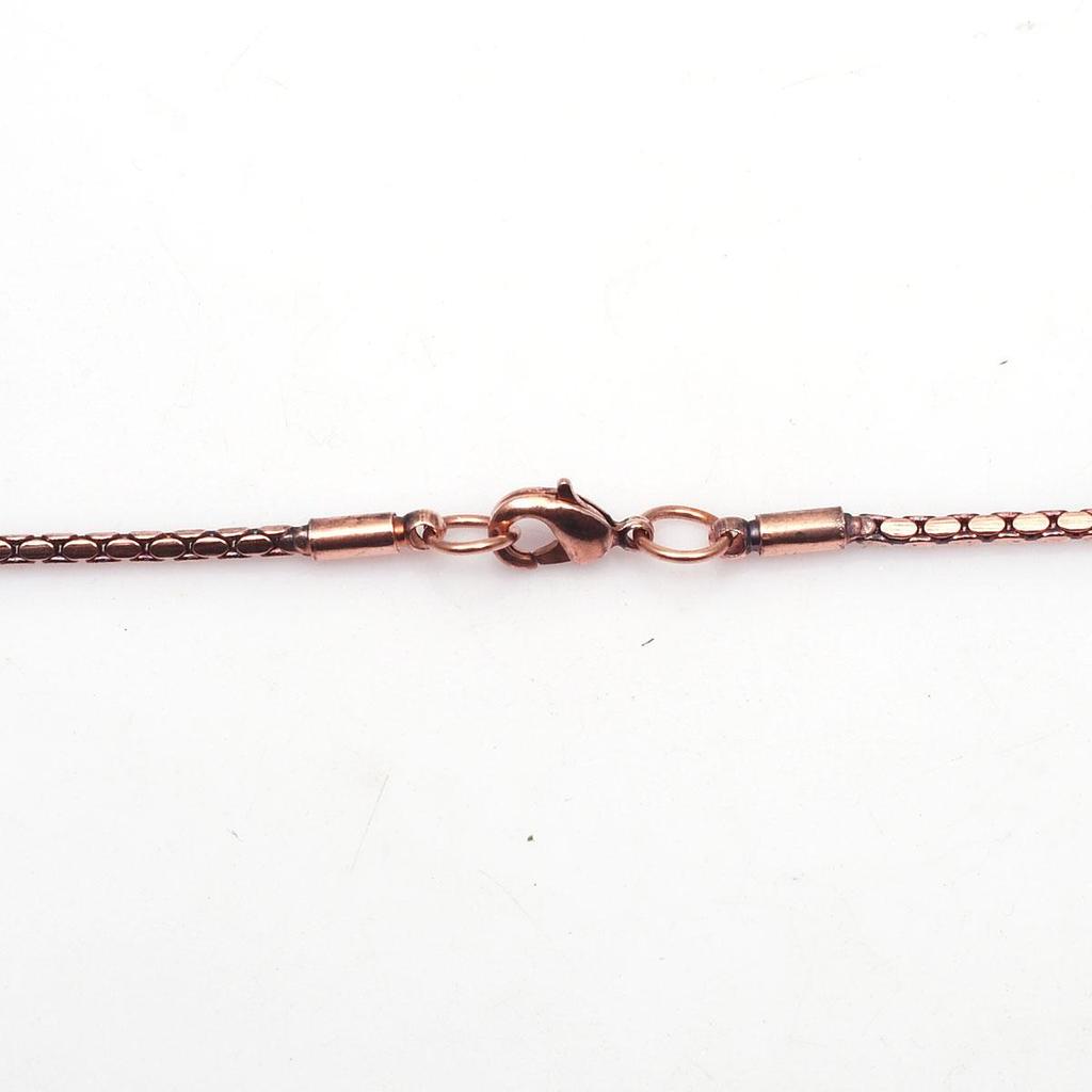 Pure Copper Box Chain Necklace Herringbone Copper Jewelry Copper Chain Necklace Jewelry For Eco Friendly Chain Gift
