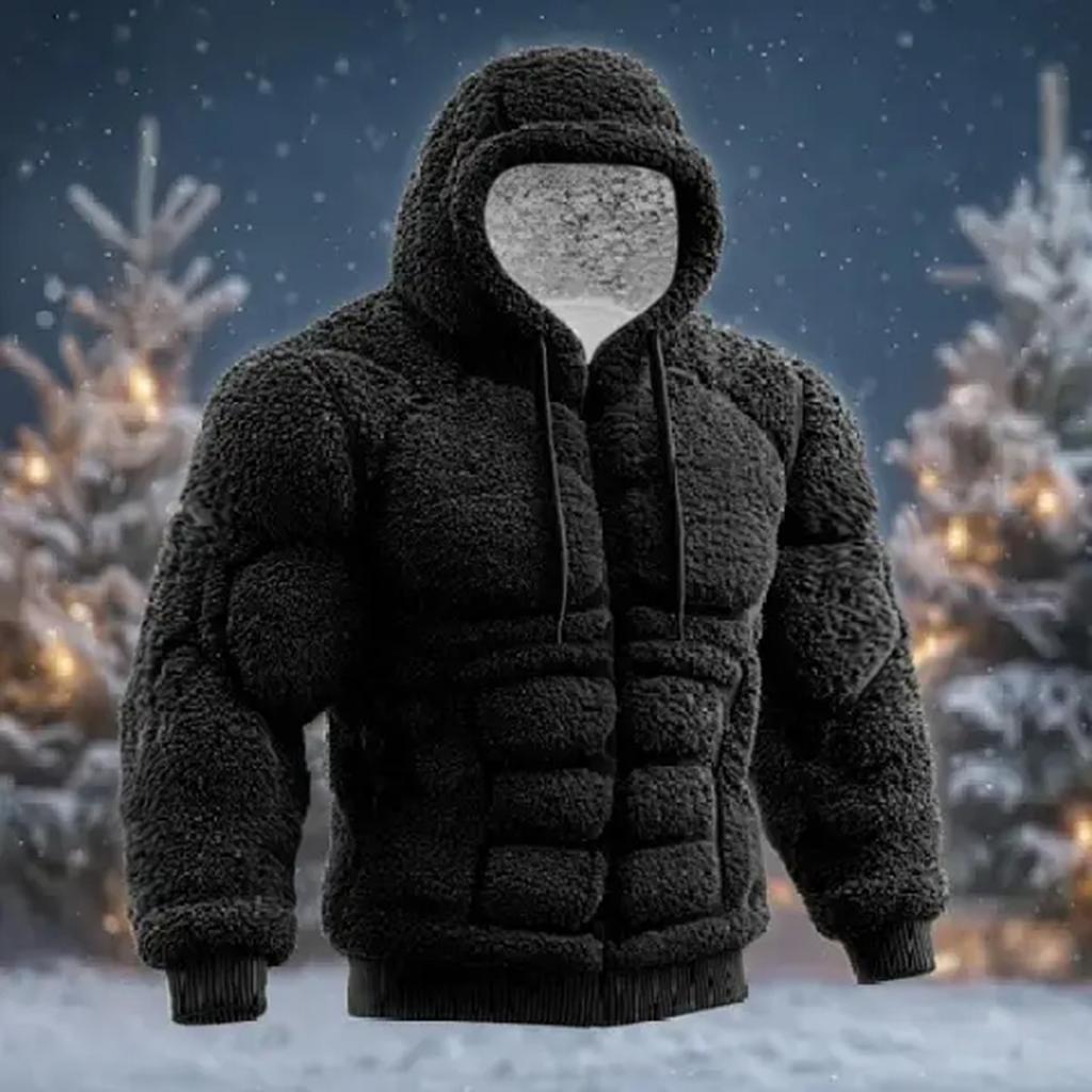 Мужской рождественский мускулистый уродливый принт, повседневный спортивный худи с длинным рукавом