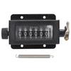 Mechanical Counter 6 Digit Hand Pull Stroke Tally Counter with Spring for Punch Press D94?S