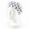 Excellent CHANEL beret COCO Mark Tweed white cotton Women M 19C Used