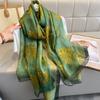 135*190cm Multi-style Holiday Gift Selling Soft Yarn Striped Scarf Wild Fashion Shawl Sunscreen Print Floral Scarf Scarves