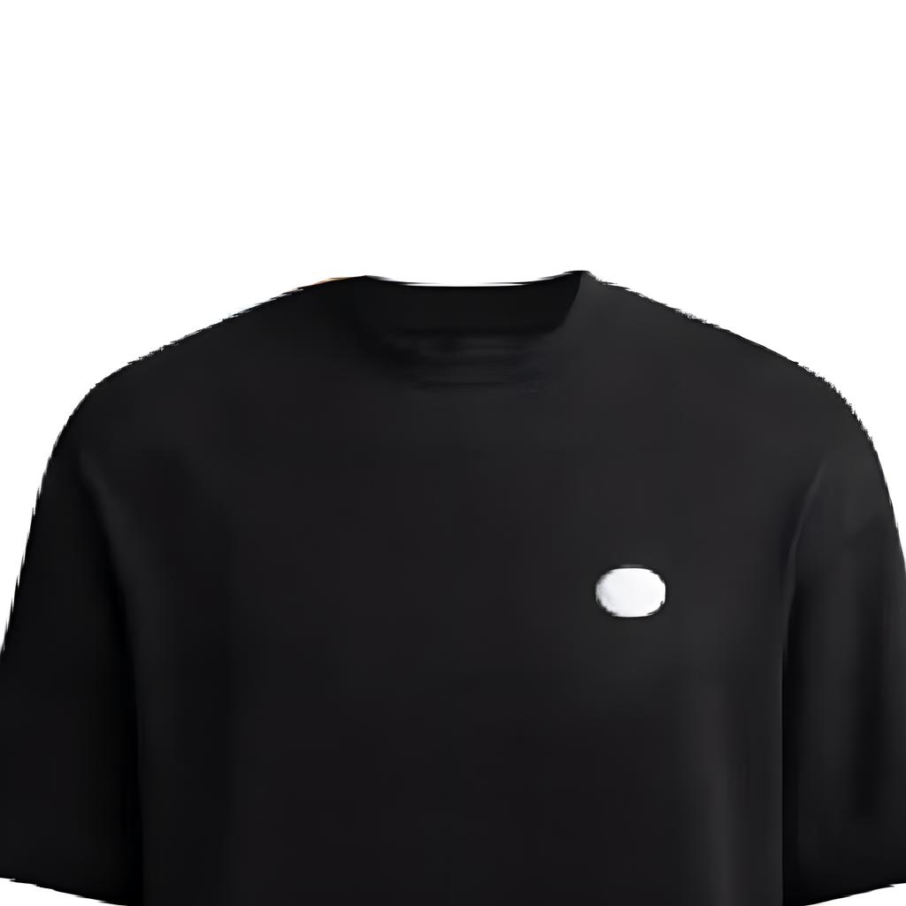 Emporio Armani SS23 Логотип Прямой крой Круглый вырез Пуловер Короткий рукав Футболка Мужские Топы Черный 6L1TA0-1JWZZ-0999