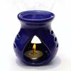 Керамическая глина Аромалампа, работающая от свечи | Диффузор для масла в комплекте с 1 чайной свечой (9 см)