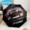 Custom Name Umbrella School Bus Adventure Umbrella 8-Frame for Travel, Camping, Casual Lightweight Portable, Essential for Family Gifts