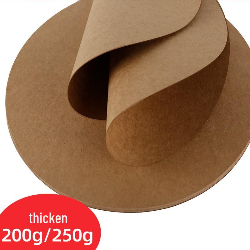 Двусторонняя черно-белая круглая крафтовая бумага для рисования.