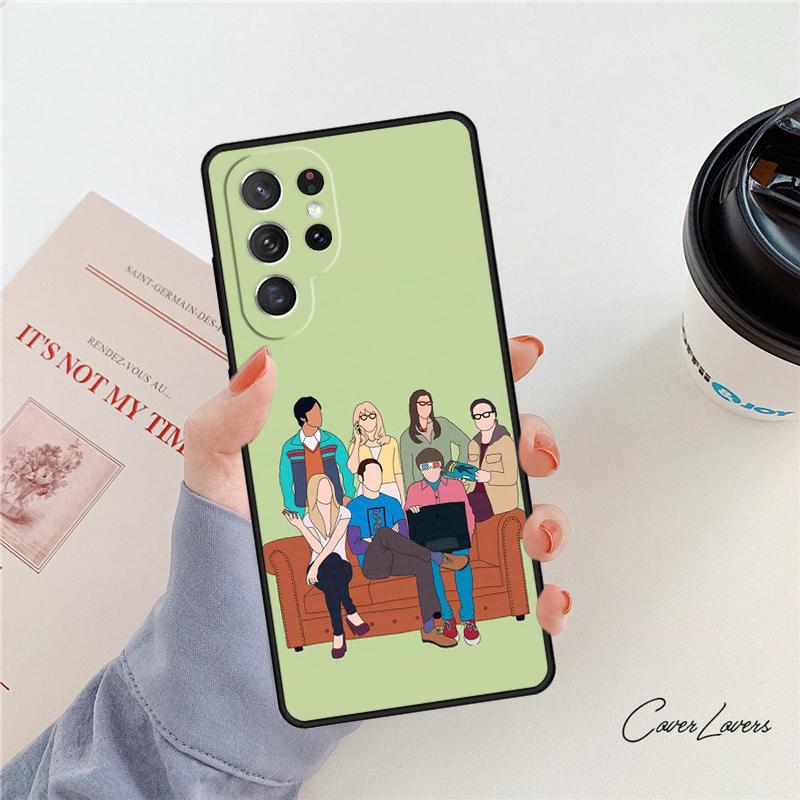 Чехол для телефона «Теория большого взрыва» Для Samsung Galaxy S24 S25 S23 S22 Ultra Note 10 20 Plus S20 S21 FE Обложка