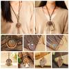 Модное длинное ожерелье в стиле бохо, элегантное ожерелье в стиле ретро, цепочка для свитера, ювелирные изделия