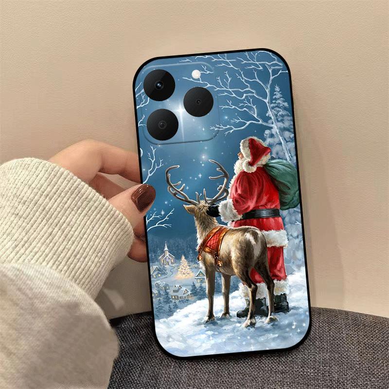 Рождественский чехол для Realme 14 13 15 Pro Plus 14X 15T 14T Funda Модный мягкий силиконовый TPU чехол для телефона для Realme 14 Pro Lite Coque