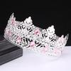 Men's Crown Simple Multi Color Round King Crown Baroque Bride Retro Alloy Hair Crown Headdress