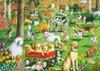 Jigsaw Puzzle Large Piece Dogs Pets Ravensburger 14870 7 500-Piece "Dog Park" &