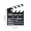 1PC Vlog Recording Recording Clapboard TV Movie Clapboard Photography Props Wooden Director Video Scene Clapboard