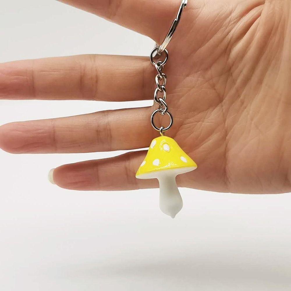 Брелки с мультяшными грибами, имитация растительного брелока, декоративная сумочка, подвеска в виде гриба, ювелирные изделия, подарки