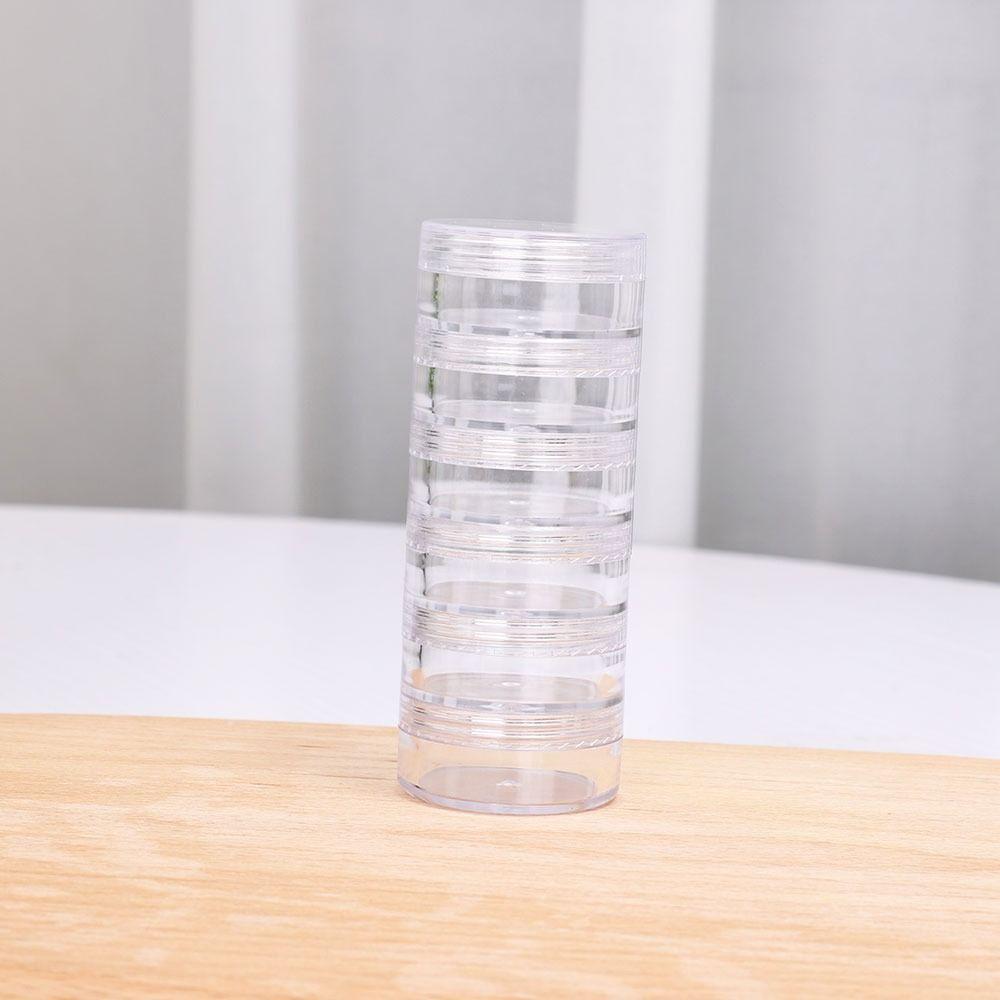 Многослойная вращающаяся пластиковая коробка для хранения ювелирных изделий, женская шкатулка для драгоценностей, настольный футляр для ювелирных изделий