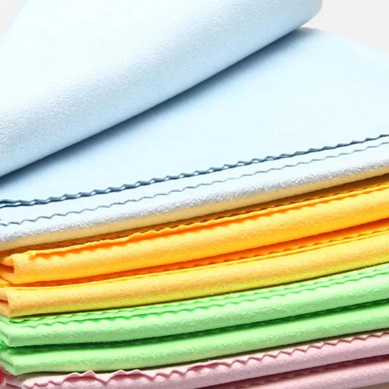 5pcs Big Eyeglasses Cloth 40*40cm Cleaning Clohts Microfiber Glasses Cleaning Cloths Camera Lens Mobile Phone Screen Cloth