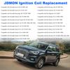 6pcs Ignition Coils Pack for Kia Sedona Sorento Hyundai Santa Fe Azera Genesis Sonata Veracruz Kia Borrego Amanti Cadenza