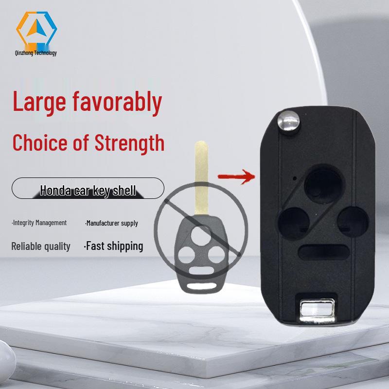 Honda 4-Button Modified Folding Key Shell