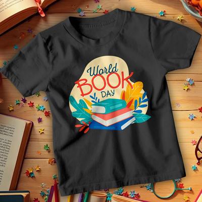 Мальчики Девочки Стопка Книг Всемирный День Книги Футболки Футболка Костюм Наряды Одежда#WBD