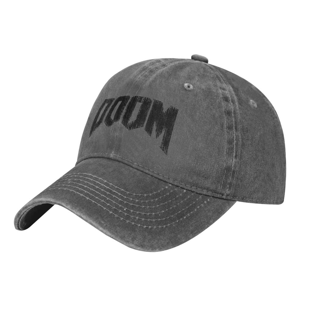 Doom Grunge.png Мужские Женские Бейсболки Потертые Джинсовые Кепки Шляпа Классическая Уличная Для Бега Гольфа Неструктурированная Мягкая Кепка Снэпбэк