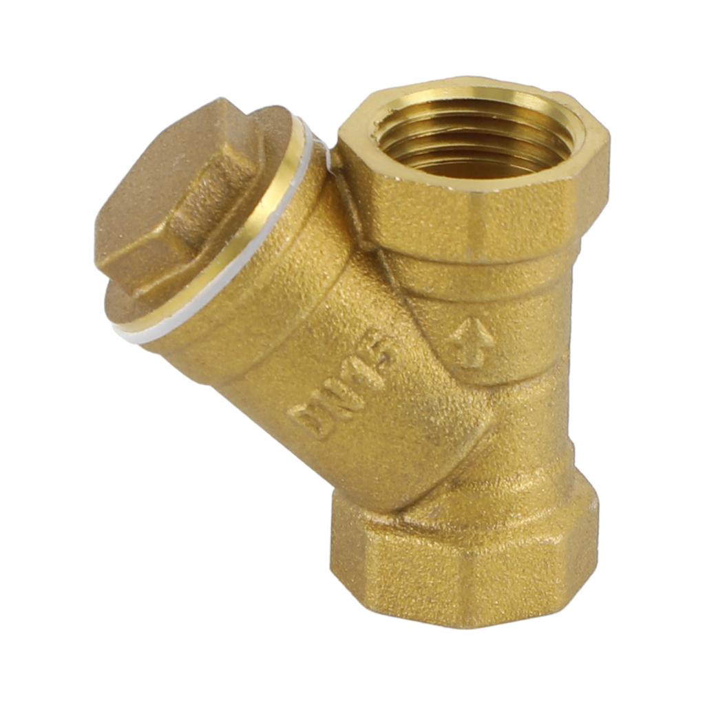 Латунный Y-образный фильтр 1/2" с внутренней резьбой NPT Для пожарной сигнализации и сантехники