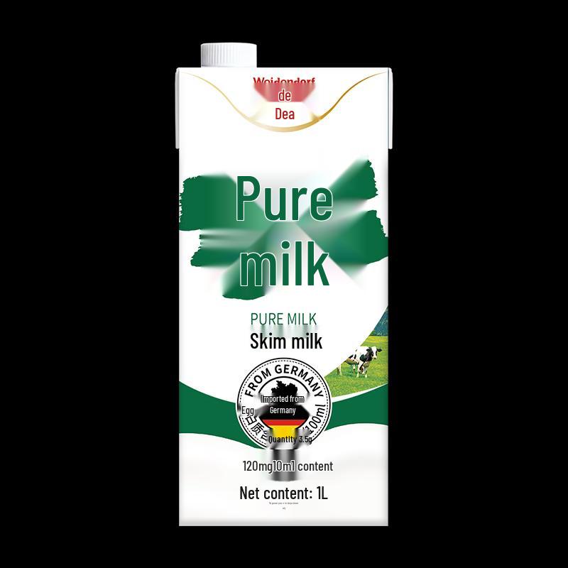 Weidendorf German Skim High-Calcium Milk 1L (10-Pack)