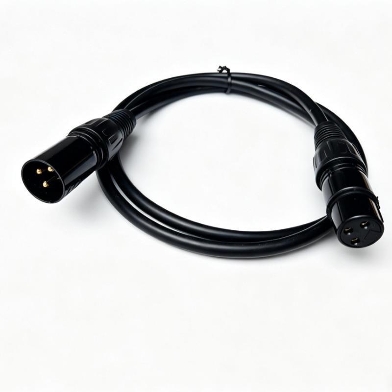 Набор XLR аудиокабелей с цветовой кодировкой, Plug and Play, без искажений, для студийной записи, DJ, живых трансляций