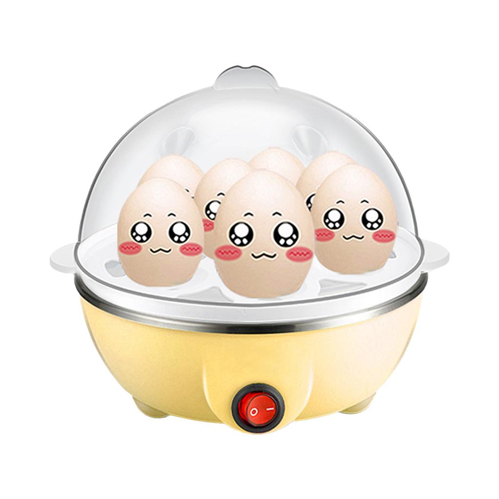 Яйцеварка Емкость для 7 яиц Яйцеварка вкрутую Антисухая электрическая яйцеварка с измерением 40 мл