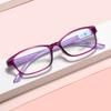 Men Women Fashion High-Definition Presbyopic Eyewearultra Light Resin Reading Glasses Unisex Purple Anti Blue Light Eyeglasses