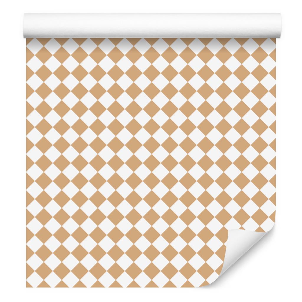 Geometric rhombus wallpaper cream, cream background for living room and bedroom 50x1000