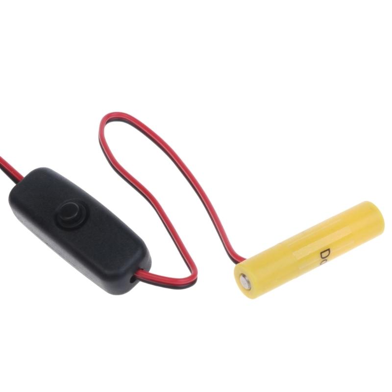 Кабель-выпрямитель батареек Type-C/USB на 4,5 В AAA с выключателем и фиктивной батареей для светодиодных фонарей, бритв, игрушечных радиоприемников