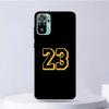 Баскетбол 23 24 Номер Мягкий Чехол Для Xiaomi Redmi Note 14 13 12S 11S 10S 12 Pro Plus Чехол для Телефона 11 10 11E 11T Note14 Оболочка Coq